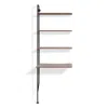 Blu Dot Hitch Add-on Bookcase And Desk In Black/walnut