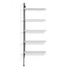 Blu Dot Hitch Add-on Bookcase In Black/white