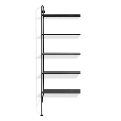 Blu Dot Hitch Add-on Bookcase - Black On Ash / Black
