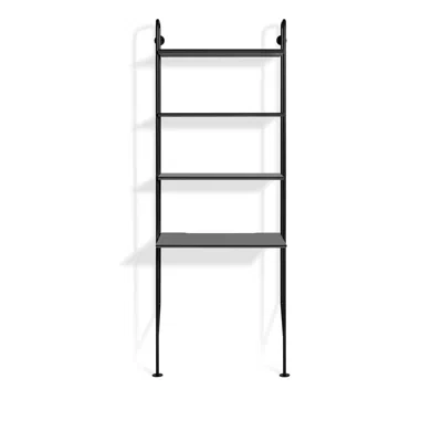 Blu Dot Hitch Bookcase And Desk - Black On Ash / Black