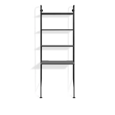 Blu Dot Hitch Bookcase And Desk In Black/black