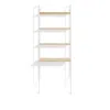 Blu Dot Hitch Bookcase And Desk In White/white Oak