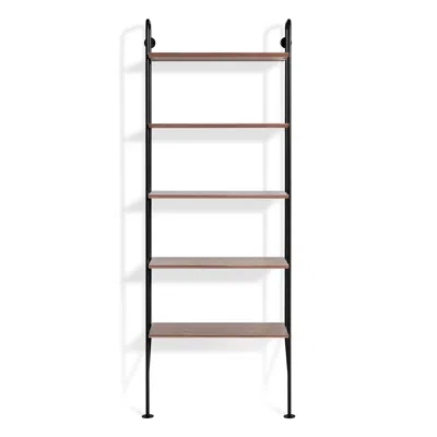 Blu Dot Hitch Bookcase - Walnut / Black In Brown
