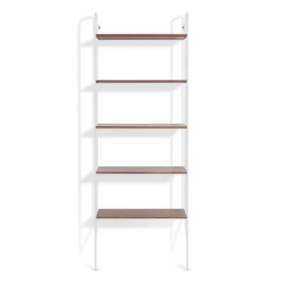 Blu Dot Hitch Bookcase - Walnut / White In Brown