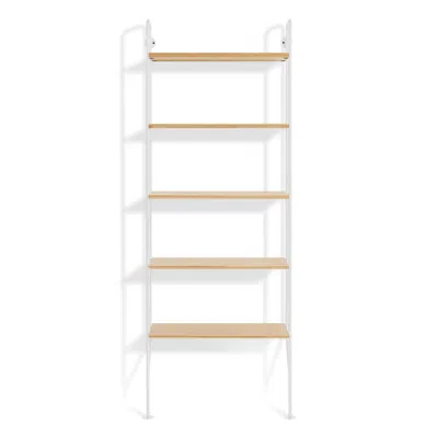 Blu Dot Hitch Bookcase - White Oak / White In Brown