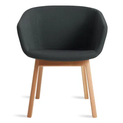 Blu Dot Host Chair - Maharam Messenger In Everglade / White Oak