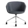 Blu Dot Host Task Chair - Ink Leather In Black