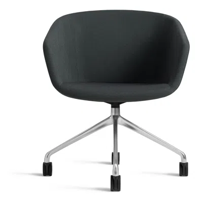 Blu Dot Host Task Chair In Maharam Messenger In Everglade