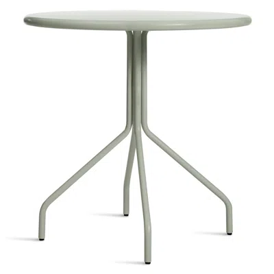 Blu Dot Hot Mesh 30" Café Table - Grey Green In Gray