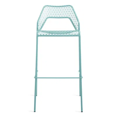 Blu Dot Hot Mesh Barstool In Aqua