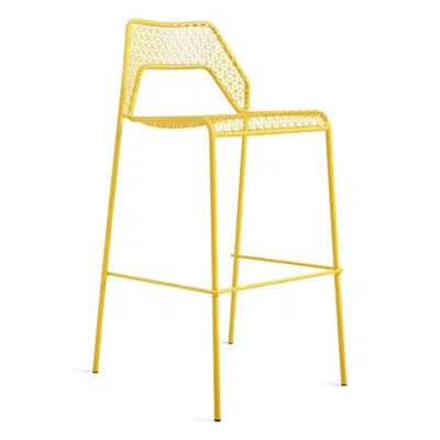 Blu Dot Hot Mesh Barstool - Barstool / Natural Yellow
