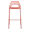 Blu Dot Hot Mesh Barstool In Humble Red