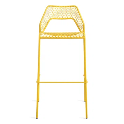 Blu Dot Hot Mesh Barstool In Natural Yellow