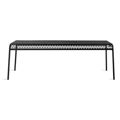 Blu Dot Hot Mesh Bench - Black