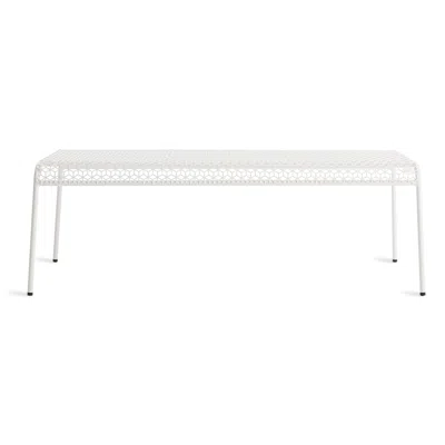 Blu Dot Hot Mesh Bench In Off White