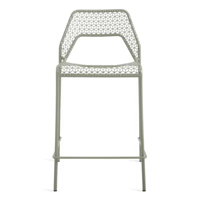 Blu Dot Hot Mesh Counterstool In Grey Green