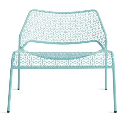 Blu Dot Hot Mesh Lounge Chair In Aqua