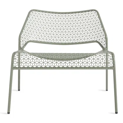 Blu Dot Hot Mesh Lounge Chair - Grey Green In Gray