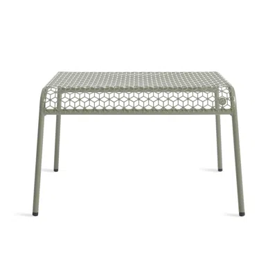 Blu Dot Hot Mesh Ottoman In Grey Green