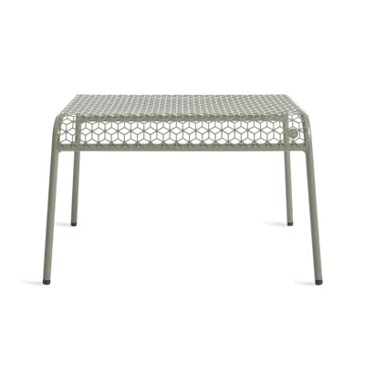 Blu Dot Hot Mesh Ottoman - Grey Green In Gray