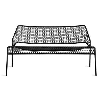 Blu Dot Hot Mesh Settee In Black