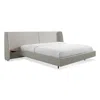 Blu Dot Hunker King Bed In Edwards Light Grey