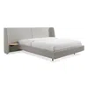 Blu Dot Hunker Queen Bed In Edwards Light Grey