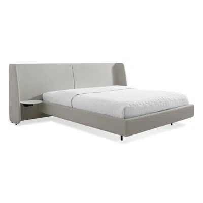 Blu Dot Hunker Queen Bed In Edwards Light Grey