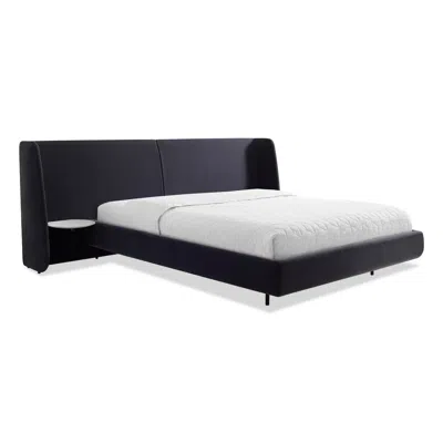 Blu Dot Hunker Queen Bed In Skidway Ink