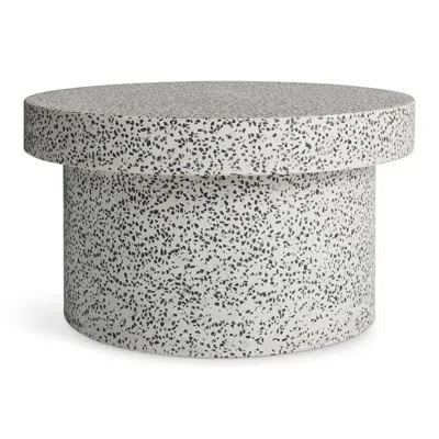 Blu Dot Hunky Dory Coffee Table In White Terrazzo