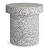 Blu Dot Hunky Dory Side Table In White Terrazzo