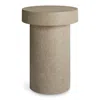 Blu Dot Hunky Dory Tall Side Table In Mushroom Terrazzo