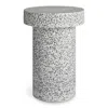 Blu Dot Hunky Dory Tall Side Table In White Terrazzo