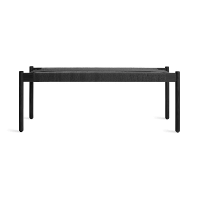Blu Dot Invitation 48" Bench In Black On Ash