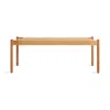 Blu Dot Invitation 48" Bench - White Oak In Brown