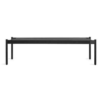 Blu Dot Invitation 64" Bench In Black On Ash