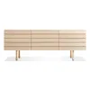 Blu Dot Lap 2 Door / 2 Drawer Credenza - Whitewashed Maple / Whitewashed Maple