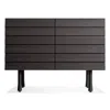Blu Dot Lap 2 Door Credenza In Black/black