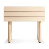 Blu Dot Lap Nightstand - Whitewashed Maple / Whitewashed Maple
