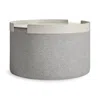 Blu Dot Large Bumper Ottoman Tray In Putty