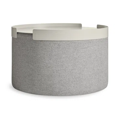 Blu Dot Large Bumper Ottoman Tray In Putty