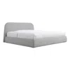Blu Dot Lid King Bed In Vesper Light Grey