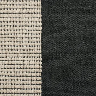 Blu Dot Light Between Rug Sample - Charcoal In Black
