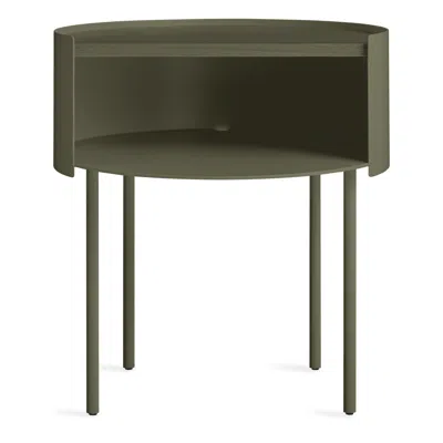Blu Dot Li'l Something Side Table In Dark Olive