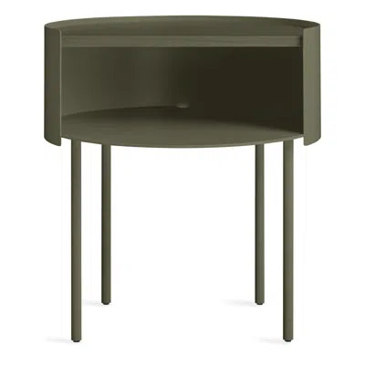 Blu Dot Li'l Something Side Table - Dark Olive In Green