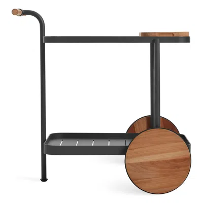Blu Dot Longday Bar Cart In Carbon