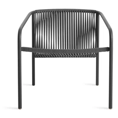 Blu Dot Lookout Outdoor Lounge Chair - Carbon In Black