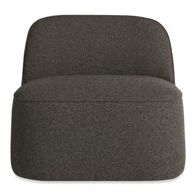 Blu Dot Looksee Swivel Lounge Chair - Kelso Charcoal
