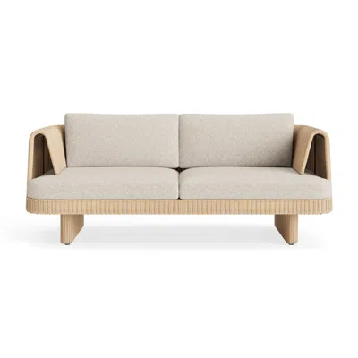 Blu Dot Loophole Outdoor 2 Seat Sofa - Sunbrella Stucco