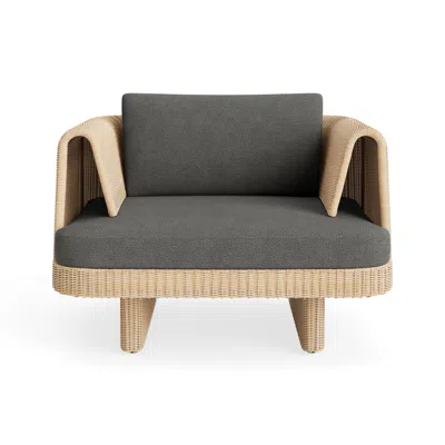 Blu Dot Loophole Outdoor Lounge Chair - Toohey Charcoal